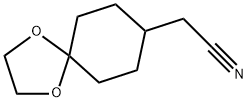 1,4-DIOXASPIRO[4.5]DECANE-8-ACETONITRILE Structure