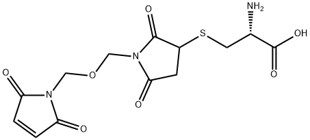 S-(비스말레이미도에틸에테르)시스테인 구조식 이미지