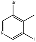 3-Bromo-5-iodo-4-methylpyridine Structure