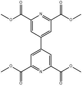 2,2',6,6'-TETRAKIS(METHOXYCARBONYL)-4,4'-BIPYRIDINE Structure