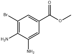 Methyl 3,4-diaMino-5-broMobenzoate 구조식 이미지