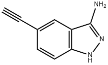 5-에티닐-1H-인다졸-3-아민 구조식 이미지