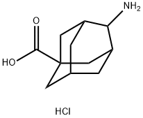 4-아미노아다만탄-1-카르복실산염산염 구조식 이미지