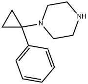 1-(1-PHENYLCYCLOPROPYL)PIPERAZINE Structure