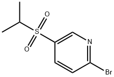 2-BROMO-5-(ISOPROPYLSULFONYL)PYRIDINE Structure