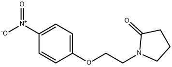 2-Pyrrolidinone, 1-[2-(4-nitrophenoxy)ethyl]- Structure