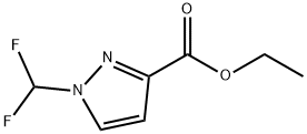 ethyl 1-(difluoroMethyl)-1H-pyrazole-3-carboxylate Structure