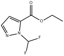 ethyl 1-(difluoroMethyl)-1H-pyrazole-5-carboxylate Structure