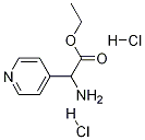에틸2-아미노-2-(4-피리디닐)아세테이트이염산염 구조식 이미지