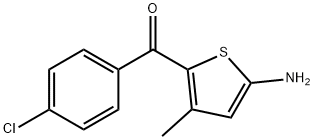 (5-aMino-3-Methylthiophen-2-yl)(4-chlorophenyl)Methanone Structure