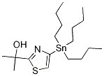 2-(4-(Tributylstannyl)thiazol-2-yl)propan-2-ol Structure