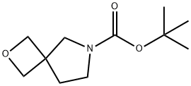 2-oxa-6-azaspiro[3,4]octane-6-carboxylic acid tert-butyl ester Structure