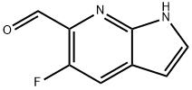 5-Fluoro-1H-pyrrolo[2,3-b]pyridine-6-carbaldehyde Structure