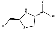 4-Thiazolidinecarboxylicacid,2-(hydroxymethyl)-,(2S-trans)-(9CI) Structure