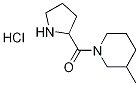 (3-Methyl-1-piperidinyl)(2-pyrrolidinyl)methanonehydrochloride Structure