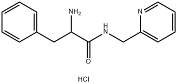 2-Amino-3-phenyl-N-(2-pyridinylmethyl)propanamidehydrochloride 구조식 이미지