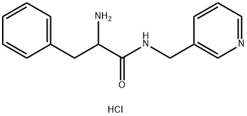 2-Amino-3-phenyl-N-(3-pyridinylmethyl)propanamidehydrochloride Structure