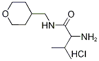 2-Amino-3-methyl-N-(tetrahydro-2H-pyran-4-ylmethyl)butanamide hydrochloride Structure