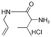 N-Allyl-2-amino-3-methylbutanamide hydrochloride 구조식 이미지