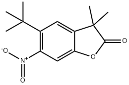 2(3H)-Benzofuranone, 5-(1,1-diMethylethyl)-3,3-diMethyl-6-nitro- Structure