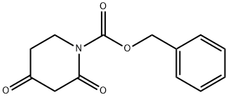 1-피페리딘카르복실산,2,4-디옥소-,페닐메틸에스테르 구조식 이미지
