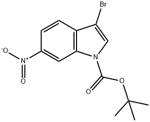 N-Boc-3-bromo-6-nitroindole Structure