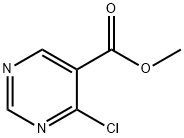 Methyl 4-ChloropyriMidine-5-carboxylate Structure