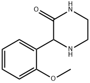 2-피페라지논,3-(2-메톡시페닐)- 구조식 이미지