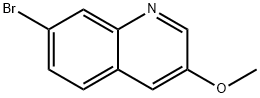 7-Бром-3-метоксихинолин структурированное изображение