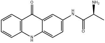 N-(L-ALANYL)-2-AMINOACRIDONE  FOR FLUORE Structure