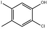 Phenol, 2-chloro-5-iodo-4-Methyl- Structure