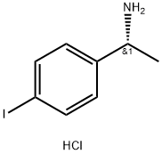 (R)-1-(4-iodophenyl)ethanaMine-HCl Structure