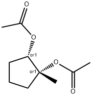 1,2-Cyclopentanediol,1-methyl-,diacetate,cis-(9CI) Structure