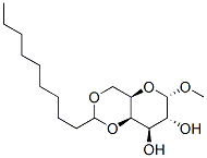알파-d-갈락토피라노사이드,메틸4,6-O-데실리덴- 구조식 이미지