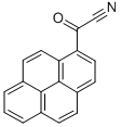 pyrene-1-carbonylcyanide Structure