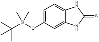 5-(tert-Butyldimethylsilyl)oxy-2-mercaptobenzimidazole Structure