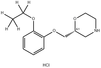 (R)-빌록사진-d5염산염 구조식 이미지