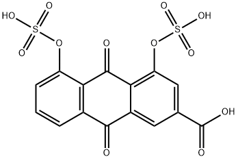 Rhein Disulfate Structure