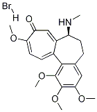 (7S)-6,7-Dihydro-1,2,3,10-tetraMethoxy-7-(MethylaMino)benzo[a]heptalen-9(5H)-one HydrobroMide 구조식 이미지