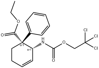 N-(2,2,2-Trichloroethoxy)carbonyl] Bisnor-(cis)-tilidine Structure