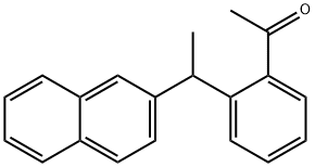 1-Acetyl-2-[1-(2-naphthyl)ethyl]benzene Structure