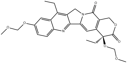 10,20-Di-O-메톡시메틸SN-38 구조식 이미지