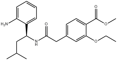 2-데스피페리딜-2-아미노레파글리나이드메틸에스테르 구조식 이미지