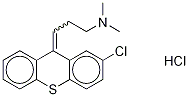 (E/Z)-클로르프로틱센-d6염산염(혼합물) 구조식 이미지