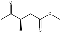 펜탄산,3-메틸-4-옥소-,메틸에스테르,(R)-(9CI) 구조식 이미지