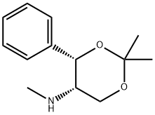 (4S,5S)-(+)-2,2-DIMETHYL-5-METHYLAMINO-4-PHENYL-1,3-DIOXANE 구조식 이미지