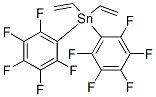 Bis(pentafluorophenyl)divinylstannane 구조식 이미지