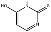 2(1H)-Pyrimidinethione, 6-hydroxy- (9CI) Structure