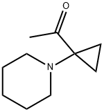 Ethanone, 1-[1-(1-piperidinyl)cyclopropyl]- (9CI) Structure