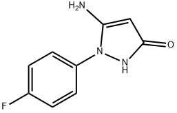 5-aMino-1-(4-fluorophenyl)-1H-pyrazol-3-ol Structure